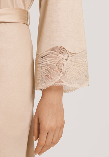 Lilith Tencel™ Lace Trim Robe | Coffee Quartz 74782-2216